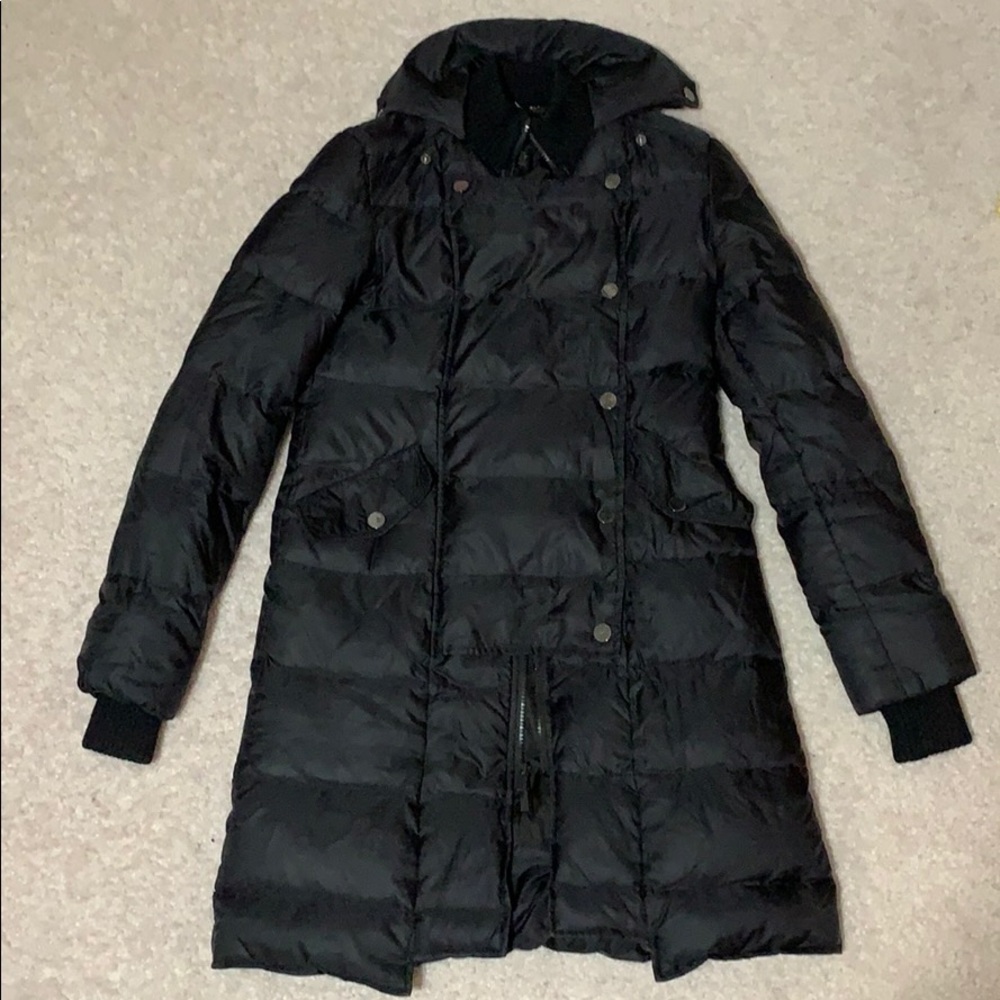 BCBG long puffer jacket